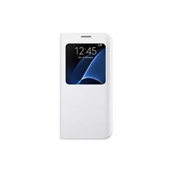 Samsung S View obal pre Galaxy S7 edge (G935), biela