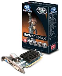 Sapphire ATI Radeon HD5450 512MB DDR3, DVI, DP, Heatsink LP, PCI-E