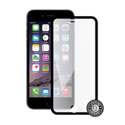 ScreenShield Apple iPhone 6/6STempered Glass protection display (full COVER BLACK metalic frame)