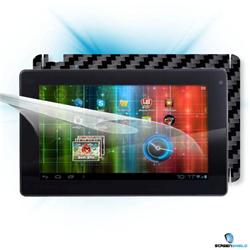 ScreenShield ochranná fólia na displej a zadný kryt pre PRESTIGIO Multipad PMP3370B, karbón, čierna