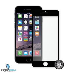 ScreenShield Tempered Glass iPhone 6S Black (full cover with silicon ring) - Film for display protection