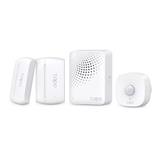 Smart Sensor Starter Kit 1×Tapo T100, 2×Tapo T110, 1×Tapo H100 SPEC: Tapo H100 (2.4 GHz, 868 MHz, 100-240 V~, 50/60 Hz,