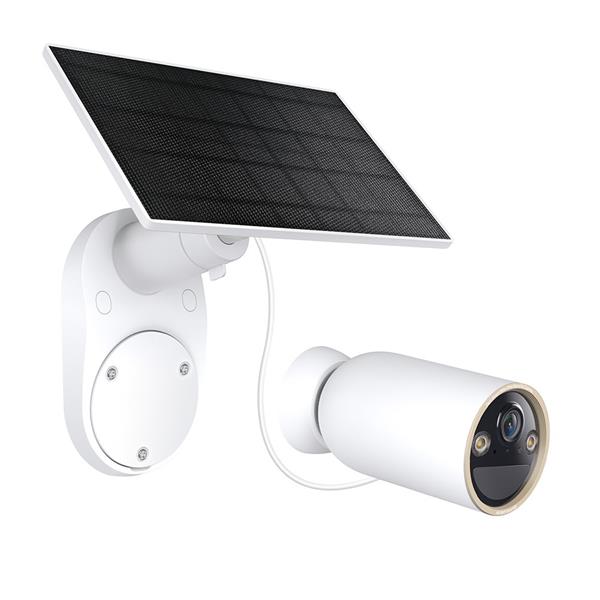 Solar-Powered Security Camera Kit 1 × Tapo C460, 1 × Tapo A201 SPEC: 4K UHD (3840x2160), H.265/H.264 Supported, 16x UHD