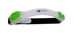 Solight LED bezpečnostný pásik, 2x CR2032, zelený