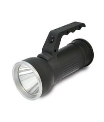 Solight LED svietidlo, 2v1, 3W CREE + 6x SMD LED, čierna, 3 x AA