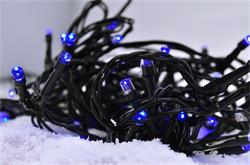 Solight LED vianočná reťaz, 3m, 20xLED, 3x AA, modré svetlo, zelený kábel