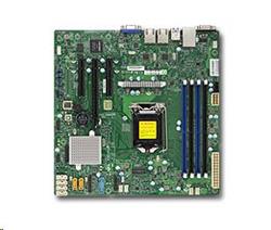 Supermicro MBD-X11SSH-F-O, Single SKT, Intel C236 PCH chipset, 8 x SATA3, 2 x GbE LAN, dedicated IPMI LAN, 3 x PCI-E3.0,