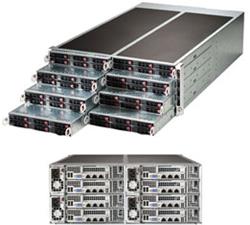 Supermicro Server FatTwin SYS-F618R2-RTN+ 8xhot-plug nodes dual CPU E5-26xxV3 4U