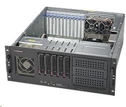 Supermicro Server SYS-6048R-TXR, 4U, Dual SKT, 16 DIMMs, 5 x 3.5" hot swap bays, 3 x 5.25"HDD, 2 x 1GbE,11xPCI-E,600W RP