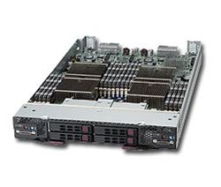 Supermicro TwinBlade-10Module SBI-7227R-T2 4x Xeon E5-2609v2,32GB 2 x 1TB 2.5" HDD