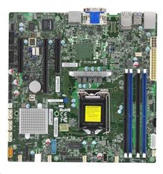 Supermicro X11SSZ-F, Intel C236 PCH chipset, 4 x SATA3, 2 x GbE LAN, 3 x PCI-E3.0