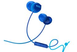 TCL SOCL300 štupľové slúchadlá s mikrofónom, modre