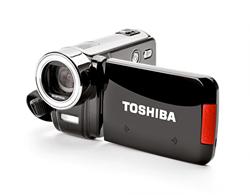 TOSHIBA Camileo H30 Full HD-kamera, 5x opt. zoom, 128MB, 1080p HD, 10MP CMOS, 3,0"LCD Touch -čierna