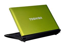 Toshiba NB 550D-111 AMD C60 (1,30G) 10,1" WSVGA LED UMA 1GB 320GB WL BT Cam W7Starter 32bit zeleny