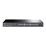 TP-LINK "28-Port Gigabit Easy Smart Switch with 24-Port PoE+PORT: 24× Gigabit PoE+ Ports, 2× Gigabit Non-PoE Ports, 2×