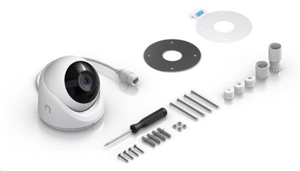 Ubiquiti All-weather, tamper-resistant 4K PoE camera with a 1/1.8" 8MP image sensor, Multi-TOPS AI Engine, and 3-axis ma