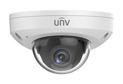 UNIVIEW IP kamera 2592x1520 (4 Mpix), až 20 sn/s, H.265, obj. 2,8 mm (102°), PoE, audio, Mic., IR 15m , IR-cut