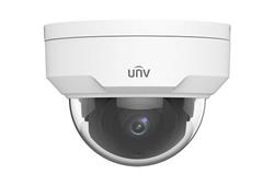 UNIVIEW IP kamera 2592x1944 (5 Mpix), až 20 sn/s, H.265, obj. 2,8 mm (105,3°), PoE, IR 30m ,IR-cut, ROI, 3DNR,antivandal