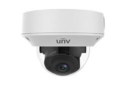 UNIVIEW IP kamera 3840×2160 (4K UHD), až 15 sn/s, H.265, obj. motorzoom 2,8-12 mm (115-47°), PoE, DI/DO, audio, BNC