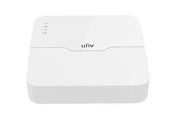 UNIVIEW NVR, 4 PoE (Max 54W) kanály, H.265, 1x HDD, vstup FullHD (max 40Mbps), prohlížeč FullHD (Max 40 Mbps)