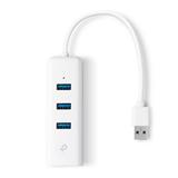 USB 3.0 to Gigabit Ethernet Network Adapter with 3-Port USB 3.0 Hub SPEC: 1 USB 3.0 Connector, 1 Gigabit Ethernet Port,