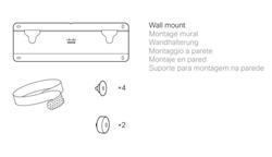 Wall Mount Kit for Cisco Desk (Optional)