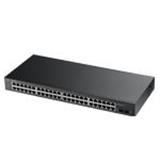 ZyXEL GS1900-48, 48p (48Gigabit RJ45 + 2 SFP,), IPv6, WebManaged,