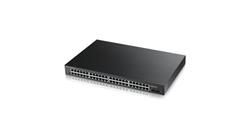ZyXEL GS1900-48HP, 48p (48Gigabit RJ45 + 2 SFP,), IPv6, WebManaged, PoE 802.3at