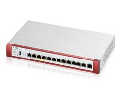 Zyxel USG FLEX 500H Series, User-definable ports with 2*2.5G, 2*2.5G (PoE+) & 8*1G, 1*USB with 1 YR Entry Defense Pack