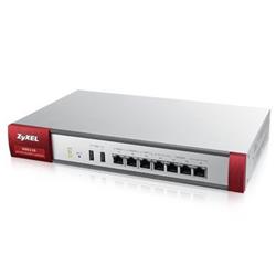 ZyXEL ZyWALL 110, 100x VPN (IPSec/L2TP), 150 SSL (25 default), 6x 1Gbps (2x WAN,4x LAN/DMZ), 1x OPT port, 2x USB port,